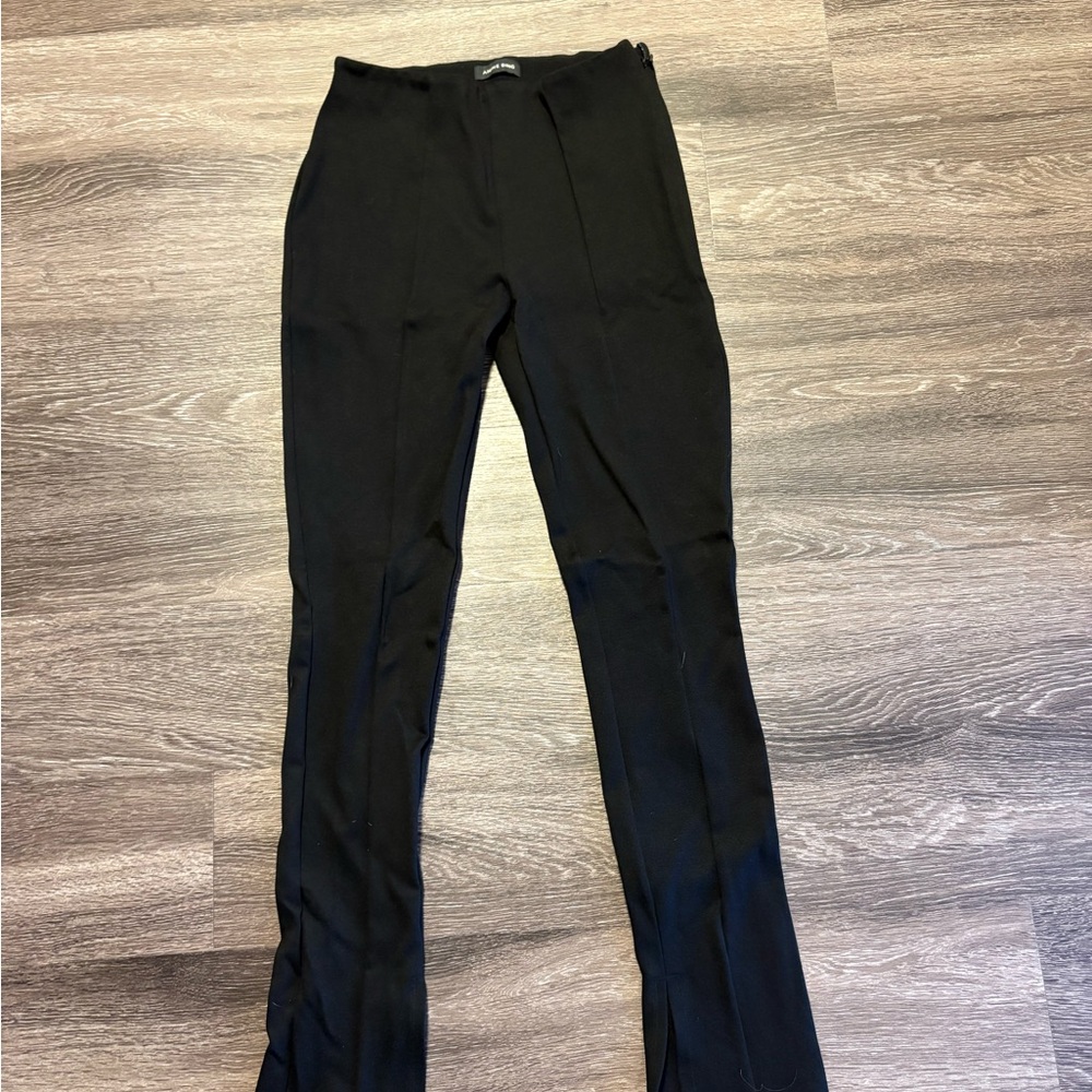 Anine Bing Elegant Black Trousers fit like a 4/6 no tag on them